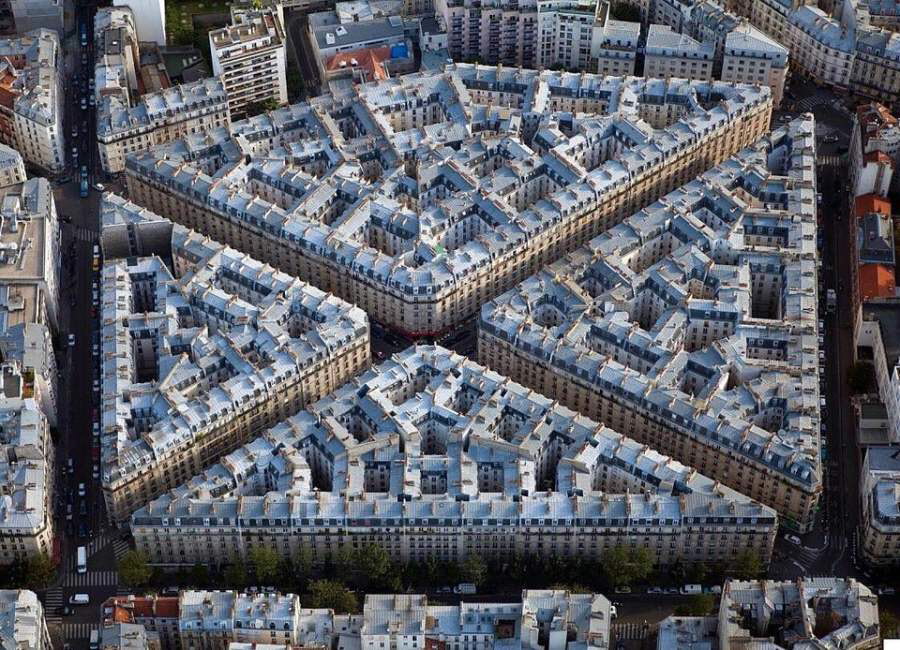 19세기에 지어진 파리의 아파트